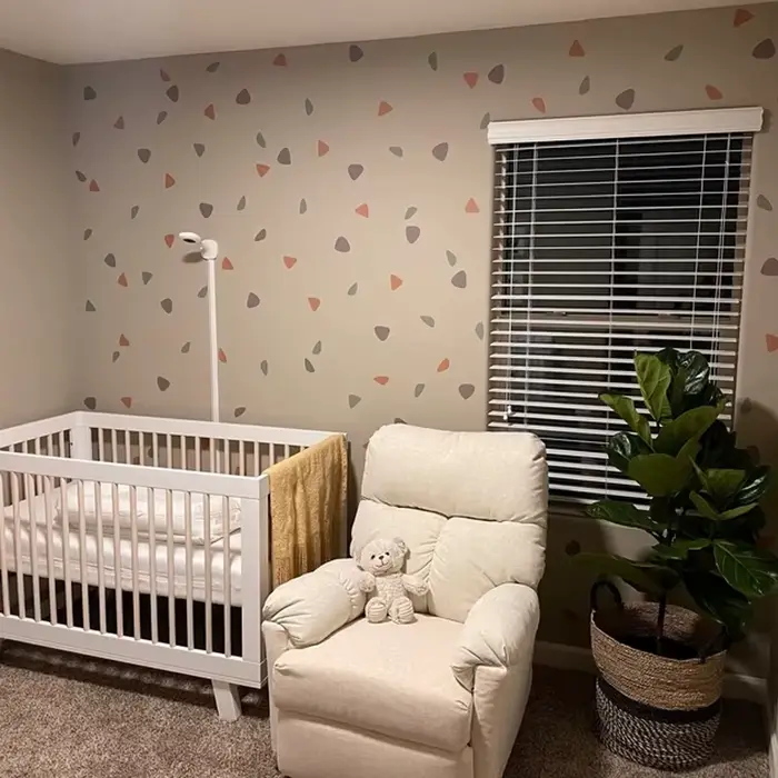 Autocollant mural triangles pour chambre de bébé fille et garçon