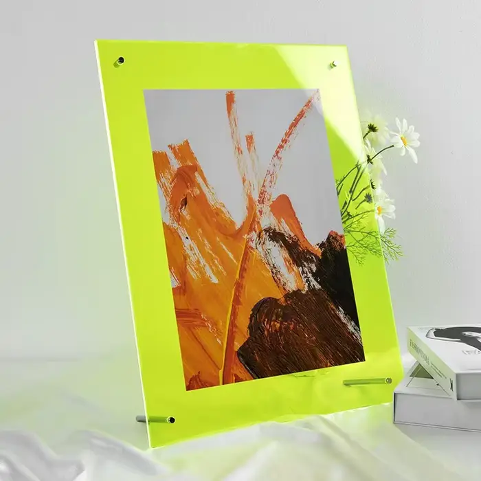 Cadres photo en acrylique modernes avec support