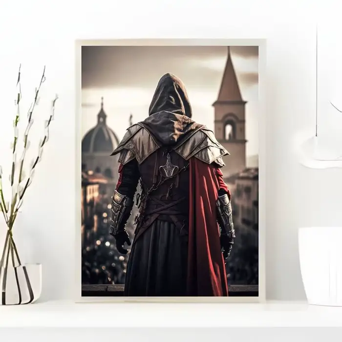 Affiche de film classique de jeu A-Assassin S C-Creed, avec imprimés, décoration de maison, chambre 