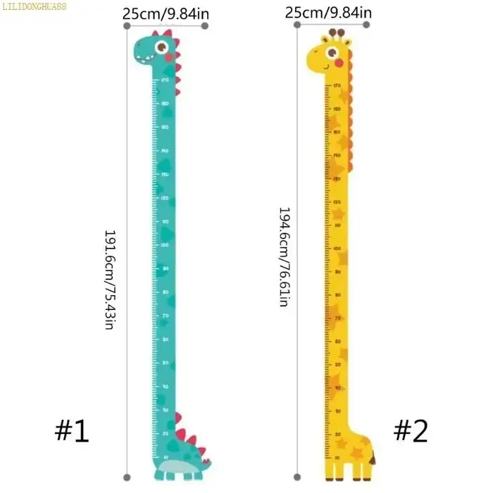 J1HA – autocollant hauteur coloré