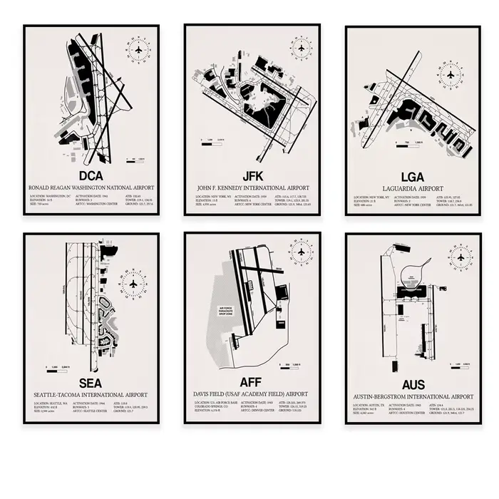 Cartes d'aéroport, Miami
