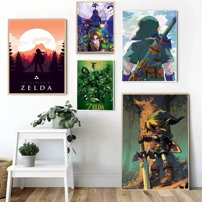 Affiche de jeu vidéo Legend Zeldas