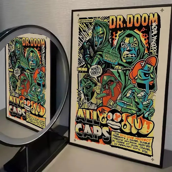 Affiche autocollante en papier imperméable