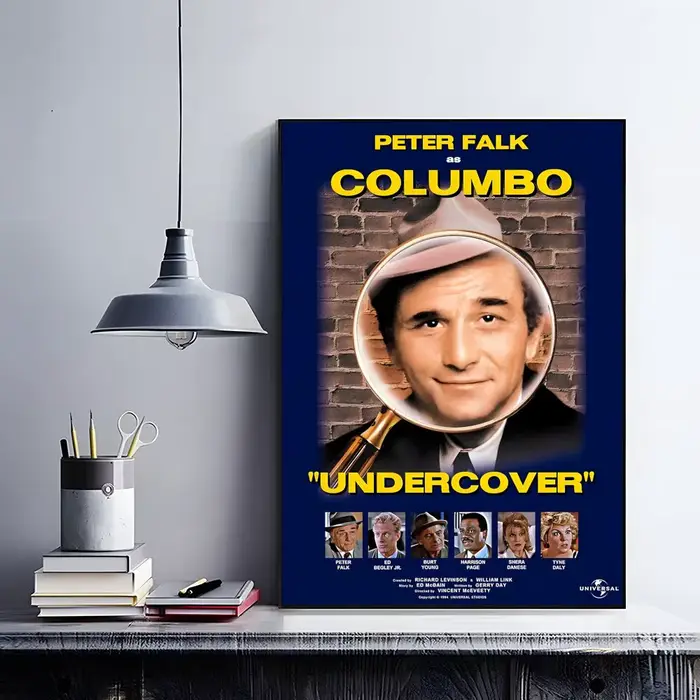 Affiche de détection policière C-Columbo