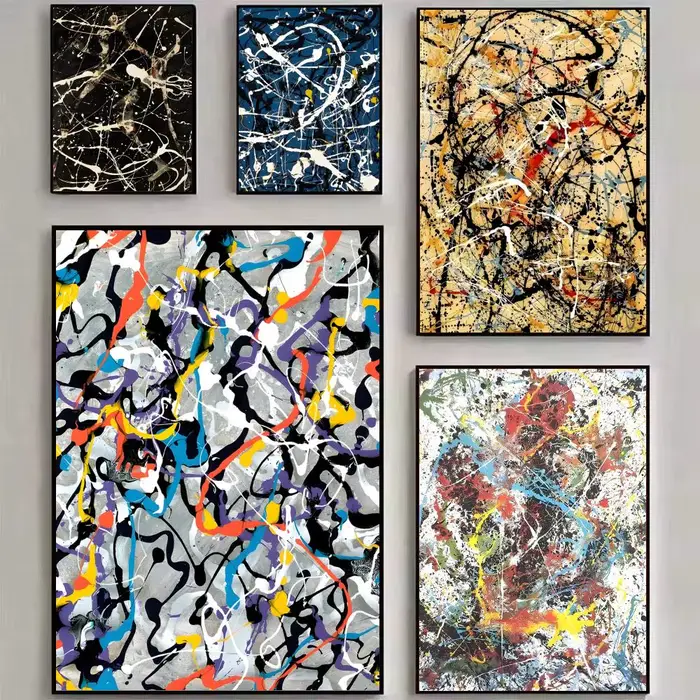 Art abstrait J-Jackson P-Pollock