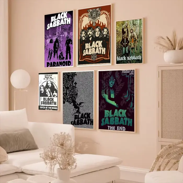 Black Sabbath Rock Band Album Poster