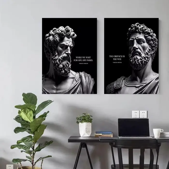Affiche de Marcus Aurelius-Marcus Aurelius citations toile Art mural