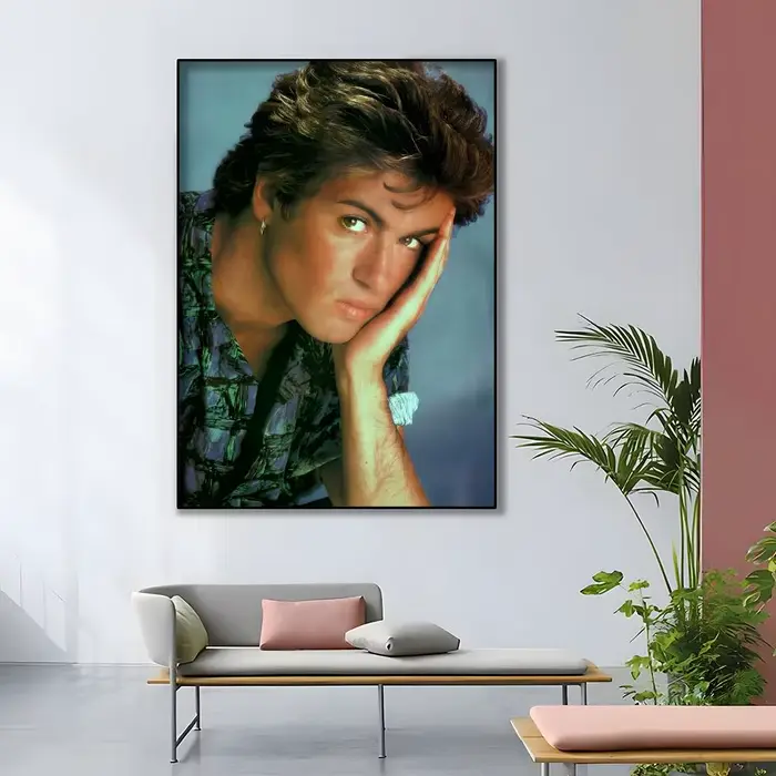Peinture calligraphique Singer G-George Michael