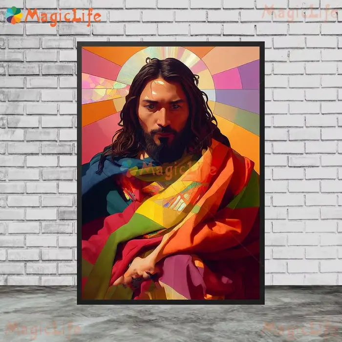 Rétrait de jésus, Religion, christianisme, images murales pour salon, affiche nordique, peinture sur