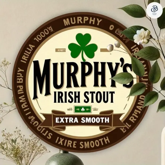 Panneau métallique Vintage Murphy's Irish Stout