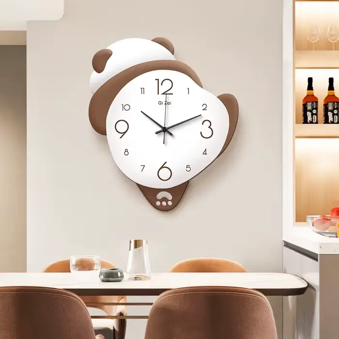 Animal Kawaii horloge murale Unique salon pendule mignon