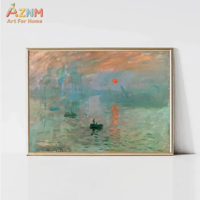 Affiches et impressions sur toile de paysages de jardin classiques de Claude Monet