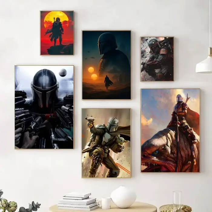 Affiche de film TV classique Anime The-M-Mandalorian
