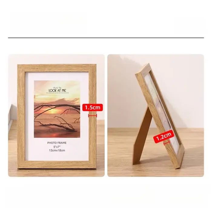 Cadre photo en bois 6/7/8/10 pouces A4 4×6 6×8