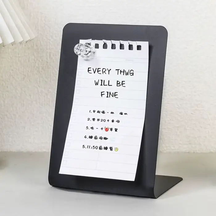 Tableau magnétique en métal pour messages et notes