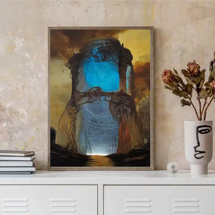 Affiches de peinture sur toile de corne de surréalisme célèbre par Zdzislaw Beksinski