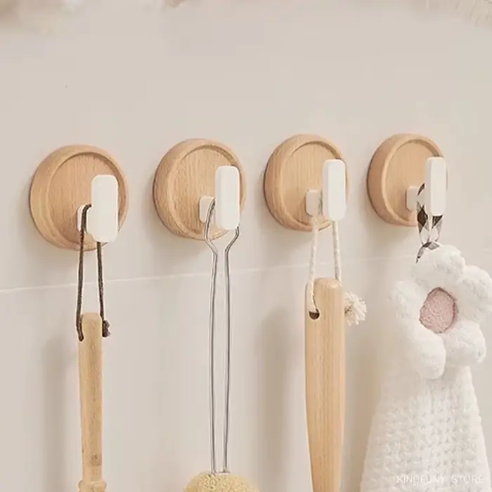 Nouveaux crochets décoratifs en bois