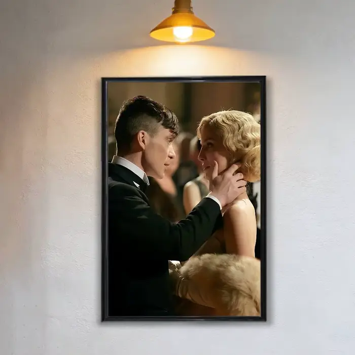 T-Thomas Moive Peaky Blinders – toile d'art murale, affiche de peinture sur toile, décoration de sal