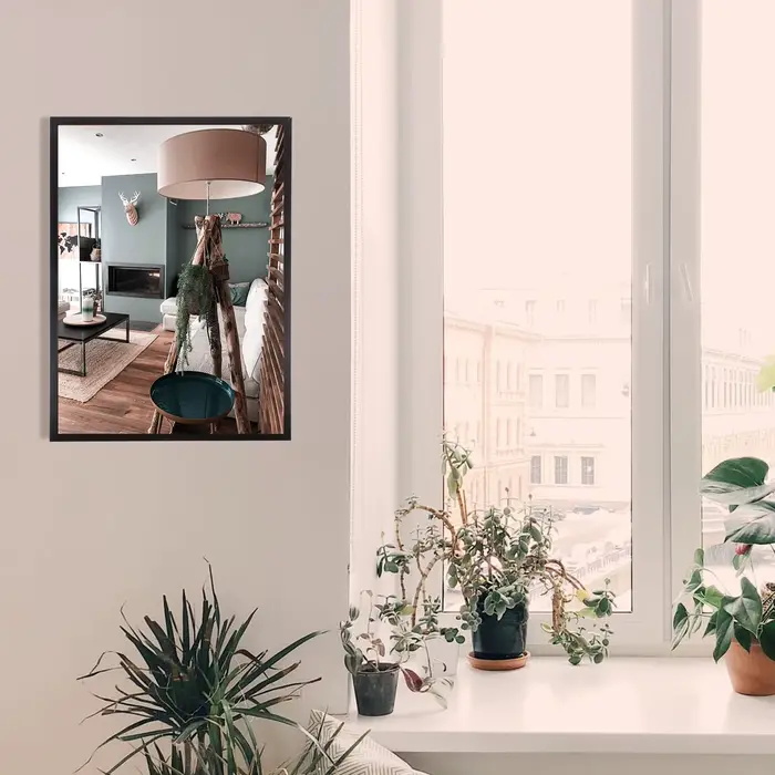 Cadre Mural de Photo en Alliage de Style Simple