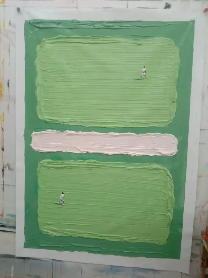 Mintura, peinture à l'huile sur toile