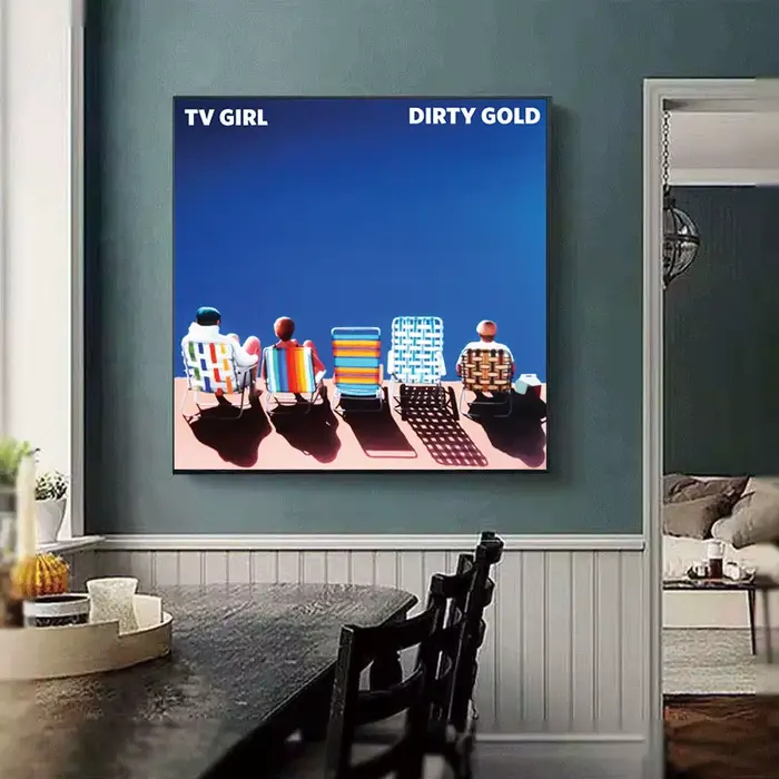 Affiche imprimée d'album de musique rock