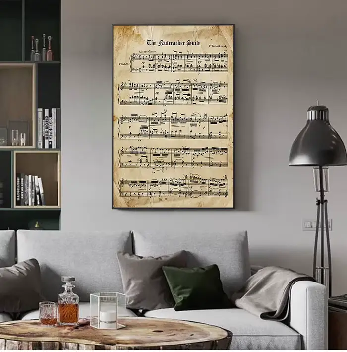 Affiche et impression de partitions Vintage casse-noisette