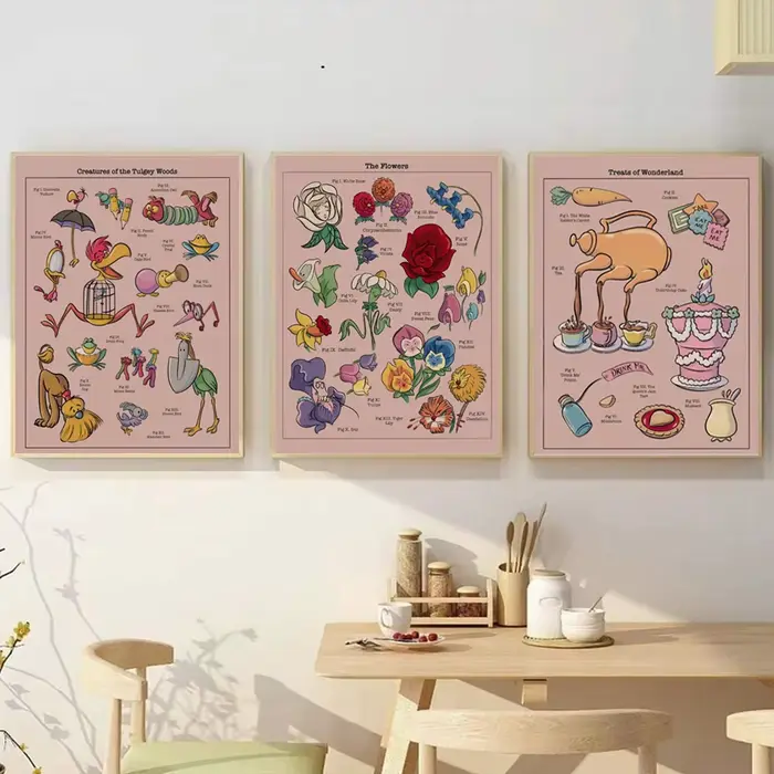 Impressions d'art Alice au pays des merveilles
