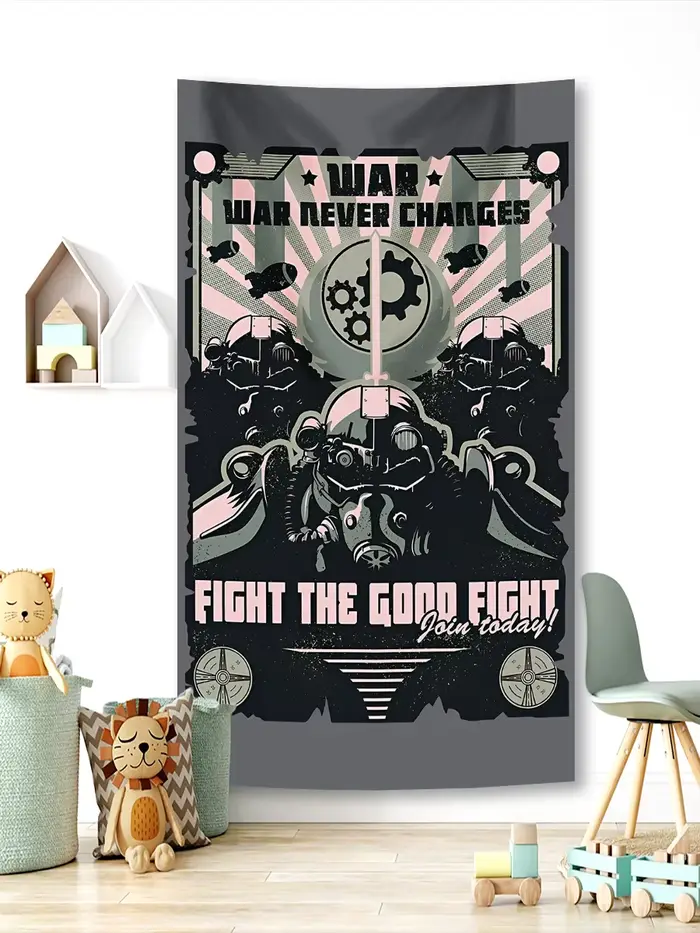 Vault-Tec drapeau New Vegas bannière Polyester imprimé jeu Camp affiche 60x90cm 90x150cm décor pour les amateurs de jeux