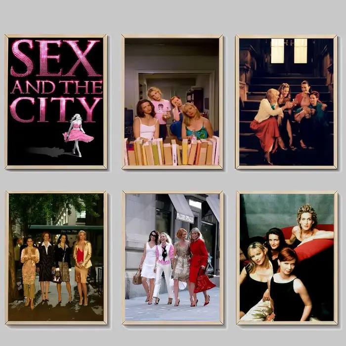 Affiches vintage classiques de la série télévisée Sex And The City