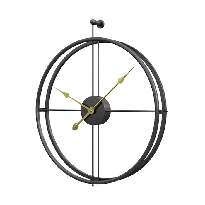 Grande horloge murale silencieuse de 55 cm, design moderne, pour la décoration de la maison, du bureau, style européen, horloge murale suspendue