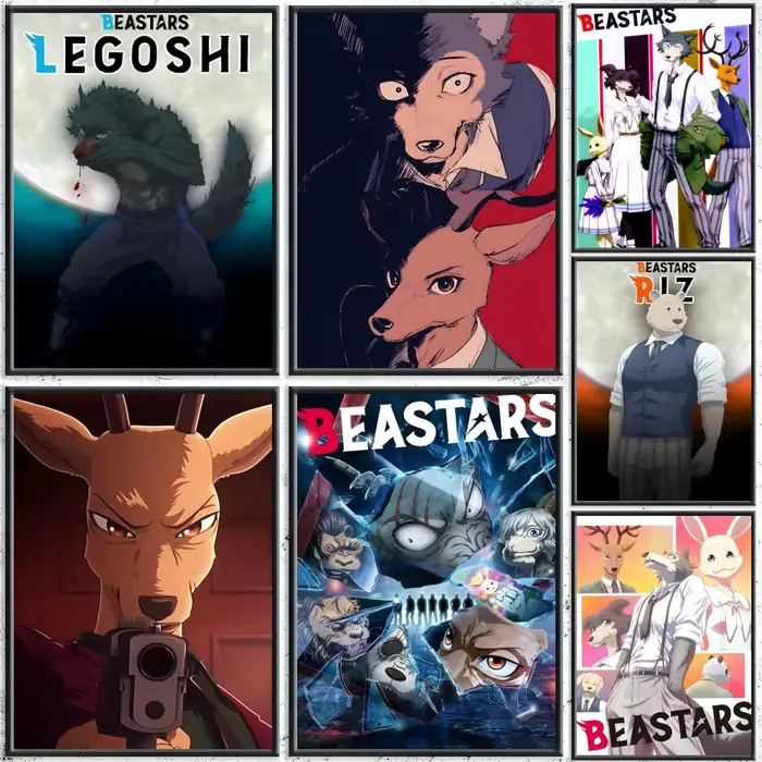 Affiche d'anime dramatique BEASTARS
