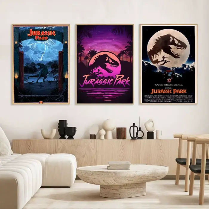 Film classique j-jurassic p-park dinosaure affiche