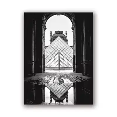 Affiche de photographie de paysage urbain de Paris, France, images murales en noir et blanc, peintur