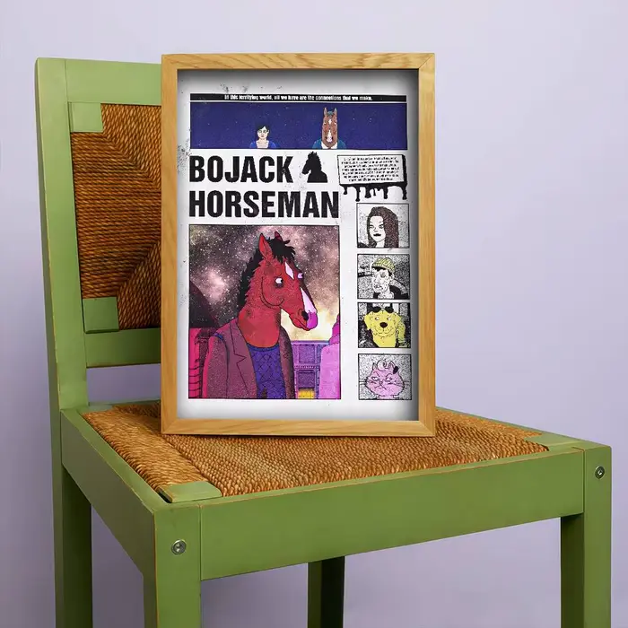 Affiches vintage classiques Anime B-BoJack Art Horseman