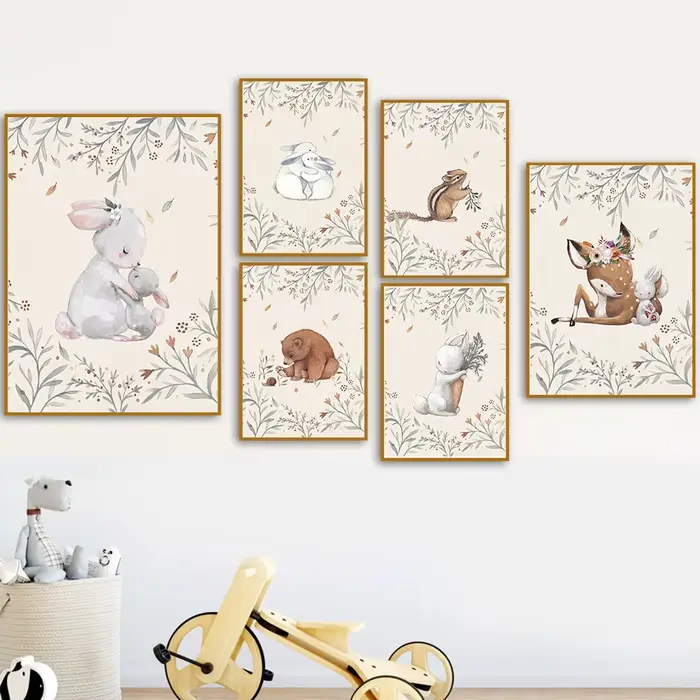 Toile d'art mural cerf