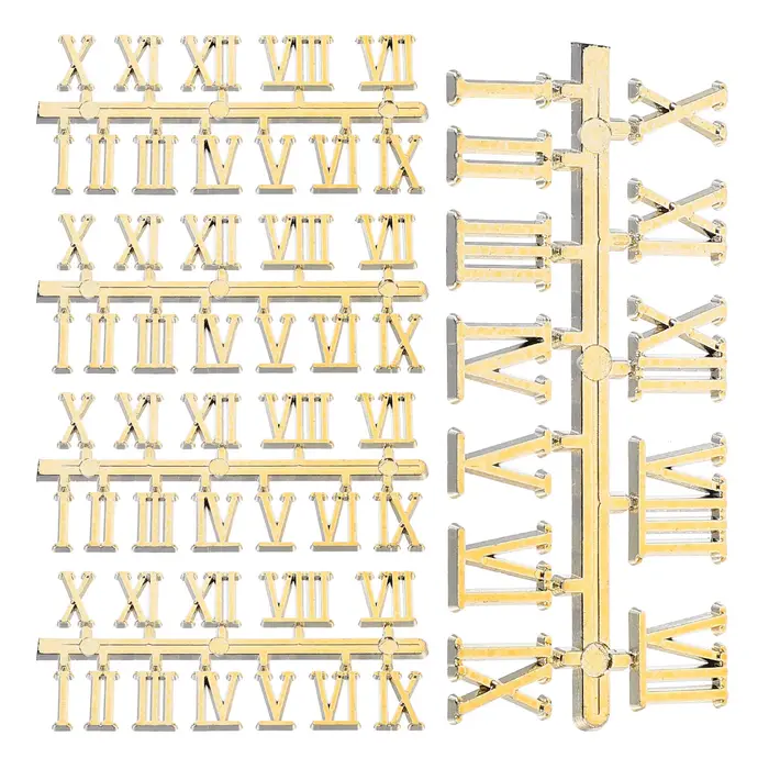 Kit de chiffres d'horloge, 5 ensembles, résistant à l'usure, pratique, longue durée d'utilisation, p