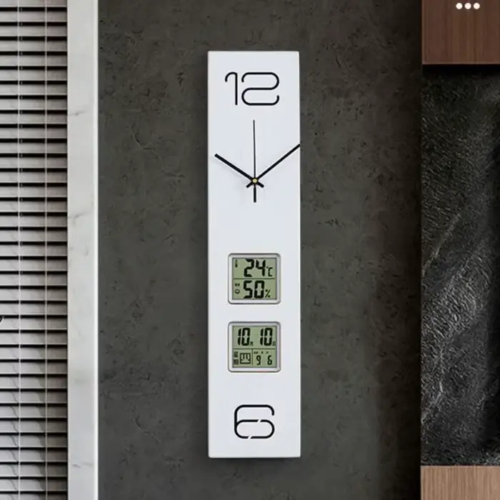Grande horloge murale Design moderne bois