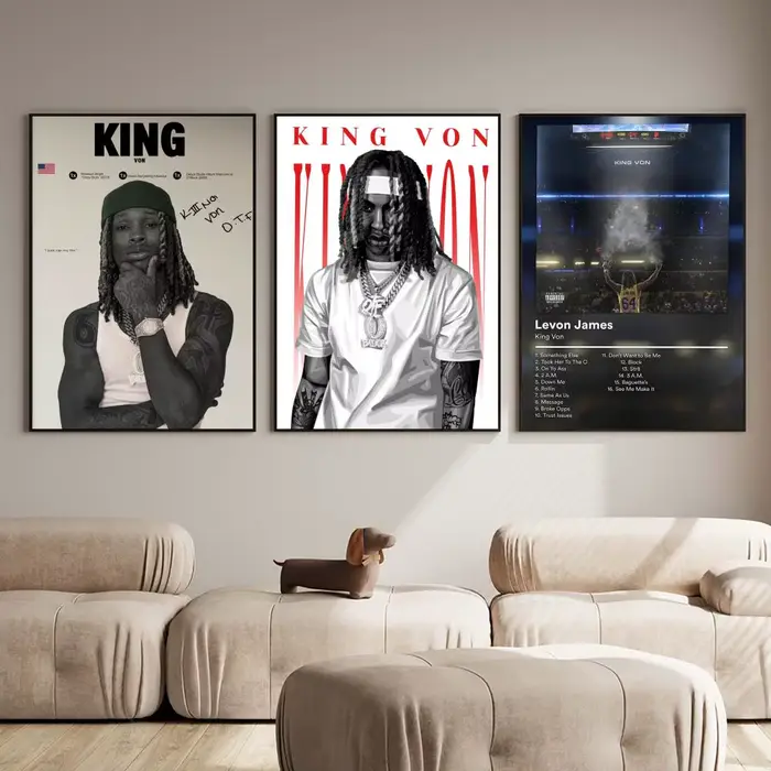 Affiche du rappeur K-King Von