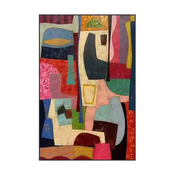 Affiche de Style Picasso imprimée, abstraction géométrique colorée, peinture sur toile, tableau d'ar