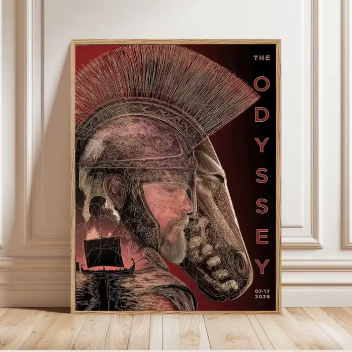 Affiche du dernier film « L'Odyssée » de Christopher Nolan, impressions sur toile, peinture murale « L'Odyssée », images décoratives pour la maison et la chambre