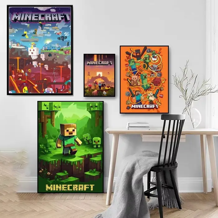 Affiche vintage hippie Game Mine-CraftS C-Classic
