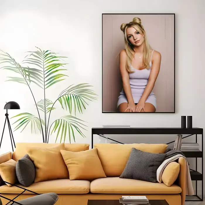 Affiches autocollantes Singer B-Britney S-Spears