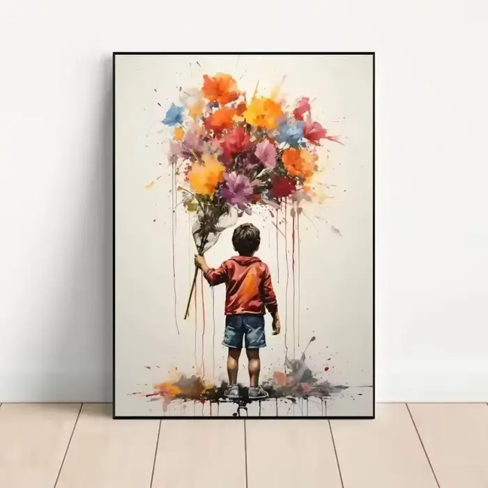 Banksy Street Graffiti Pop Art toile mur Art affiche fantaisie peintures murales impressions photo pour salon Bar décoratif