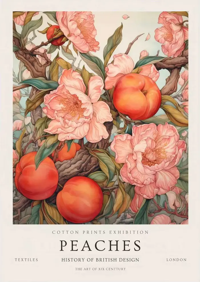 Affiche de fleurs et de fruits de William Morris, peinture diamant, images d'art murales des jardins