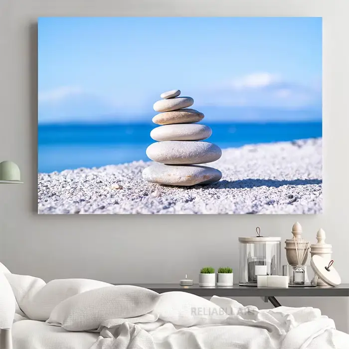 Peinture sur toile de jardin du Vermont traditionnel