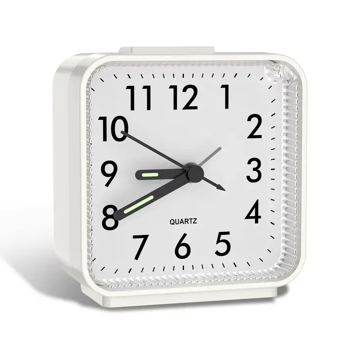 ORIA réveil analogique réveil de chevet classique petite horloge Portable enfants bureau Despertador