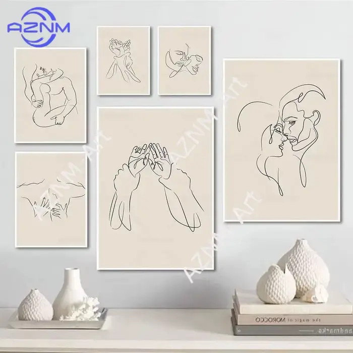 1 pièce, affiche et impression d'art mural en toile