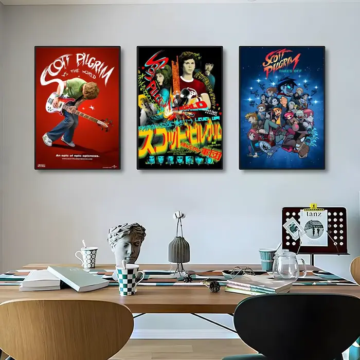 Les affiches classiques et les impressions d'art mural conviennent aux salons