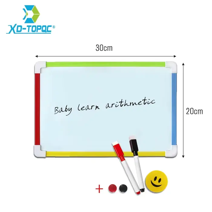 Tableau blanc magnétique pour enfants, 3 styles, gomme sèche, tableau blanc avec cadeaux gratuits, a