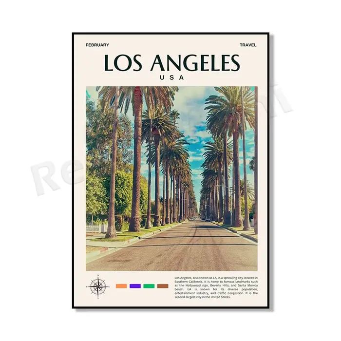 Affiches paysagères américaines de New York